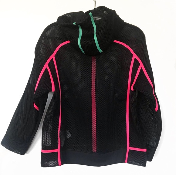 Puma Women’s Size M Mesh Chase Spacer Hoodie - Picture 5 of 8